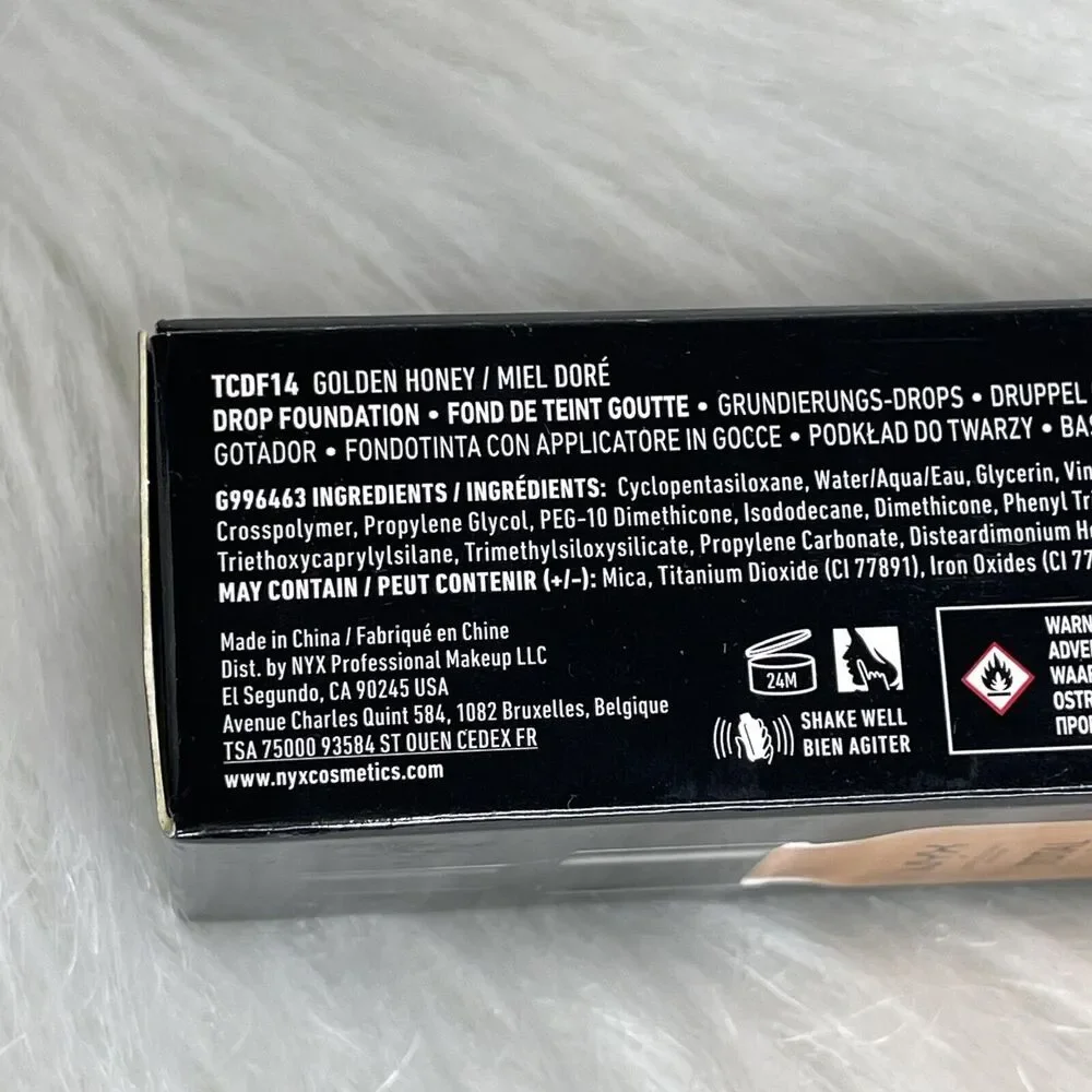 NYX‎ Total Control Drop Foundation TCDF14 Golden Honey Face Make Up